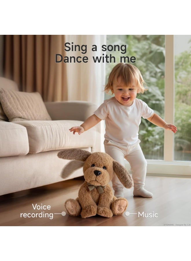 OR OR TU Electronic Plush Toy Dog for Kids, Soft Electronic Pets Puppy Fanning Ears Singing, Repeat What You Say Interactive Plush Toys Dog for Kids 3 4 5 6 7+ Years Old Girls Boys Gift - Image 5