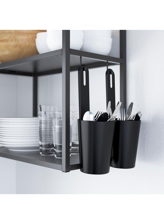 سكة تعليق خطافات، أنثراسايت، 57 سم - Image 4