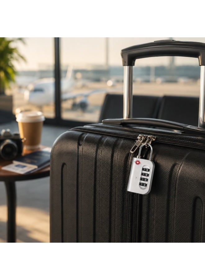 MAGELLAN TSA Approved Luggage Lock – 4 Digit Combination Travel Padlock for Suitcases & Bags, Secure and Durable Design for Airport Travel - Image 5