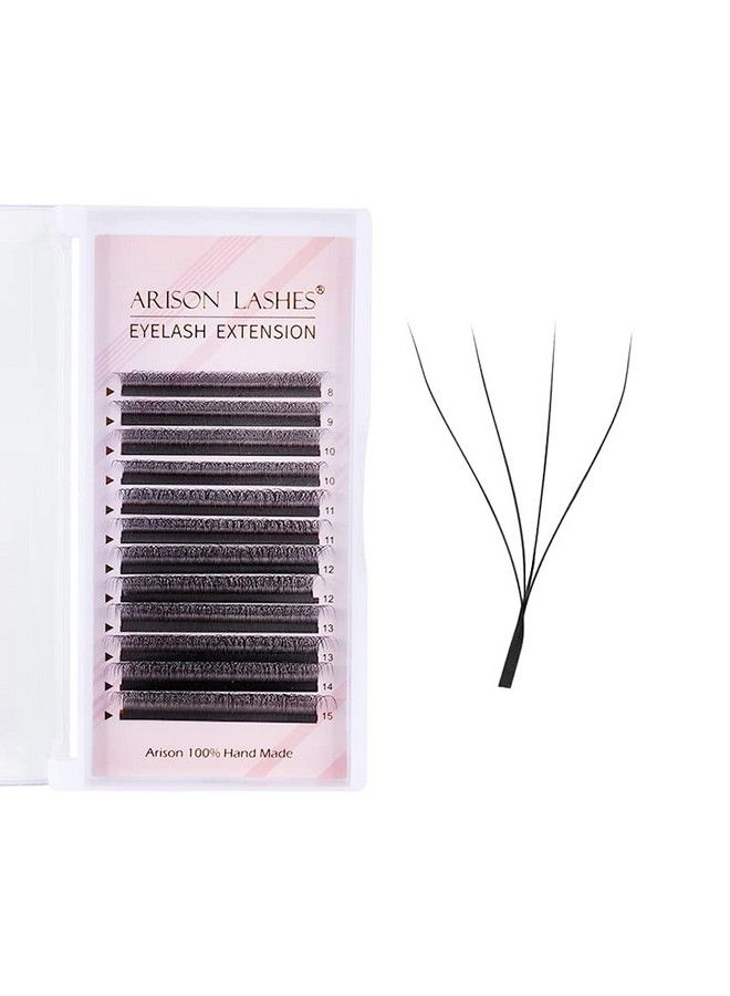 ARISON LASHES 3D/4D/5D Fans Eyelash Extensions Lashes C Curl 007mm 815mm Faux Mink Cluster Lash Extensions Soft Y Lashes Extensions Premade (815MM 007C4D) - Image 2
