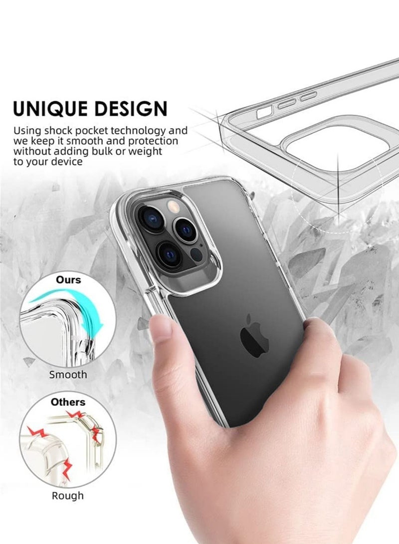 Gear4 Crystal Palace Protected by D30 Clear Back Cover Case for Apple iPhone 14 Pro