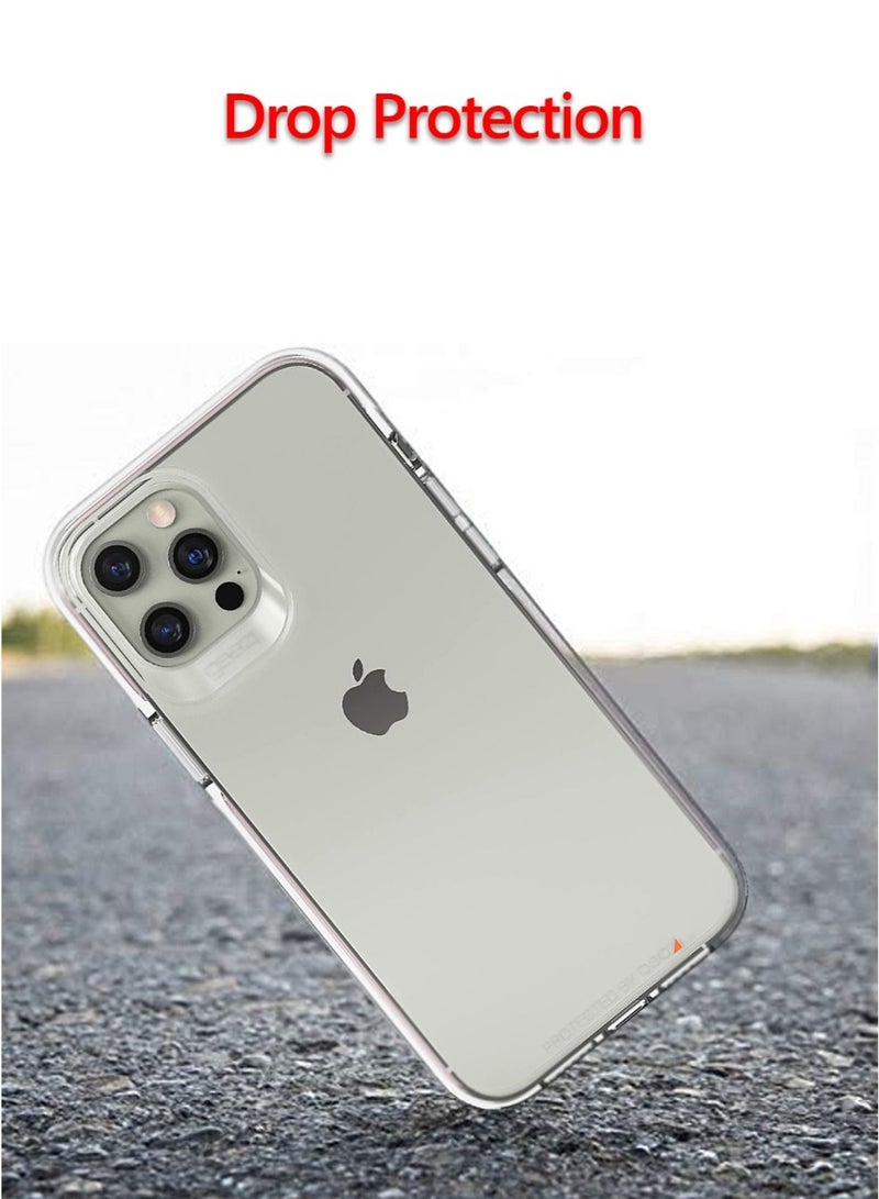 Gear4 Crystal Palace Protected by D30 Clear Back Cover Case for Apple iPhone 14 Pro