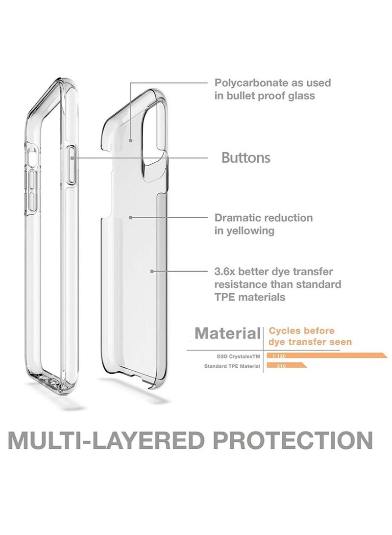 Gear4 Crystal Palace Protected by D30 Clear Back Cover Case for Apple iPhone 14 Pro