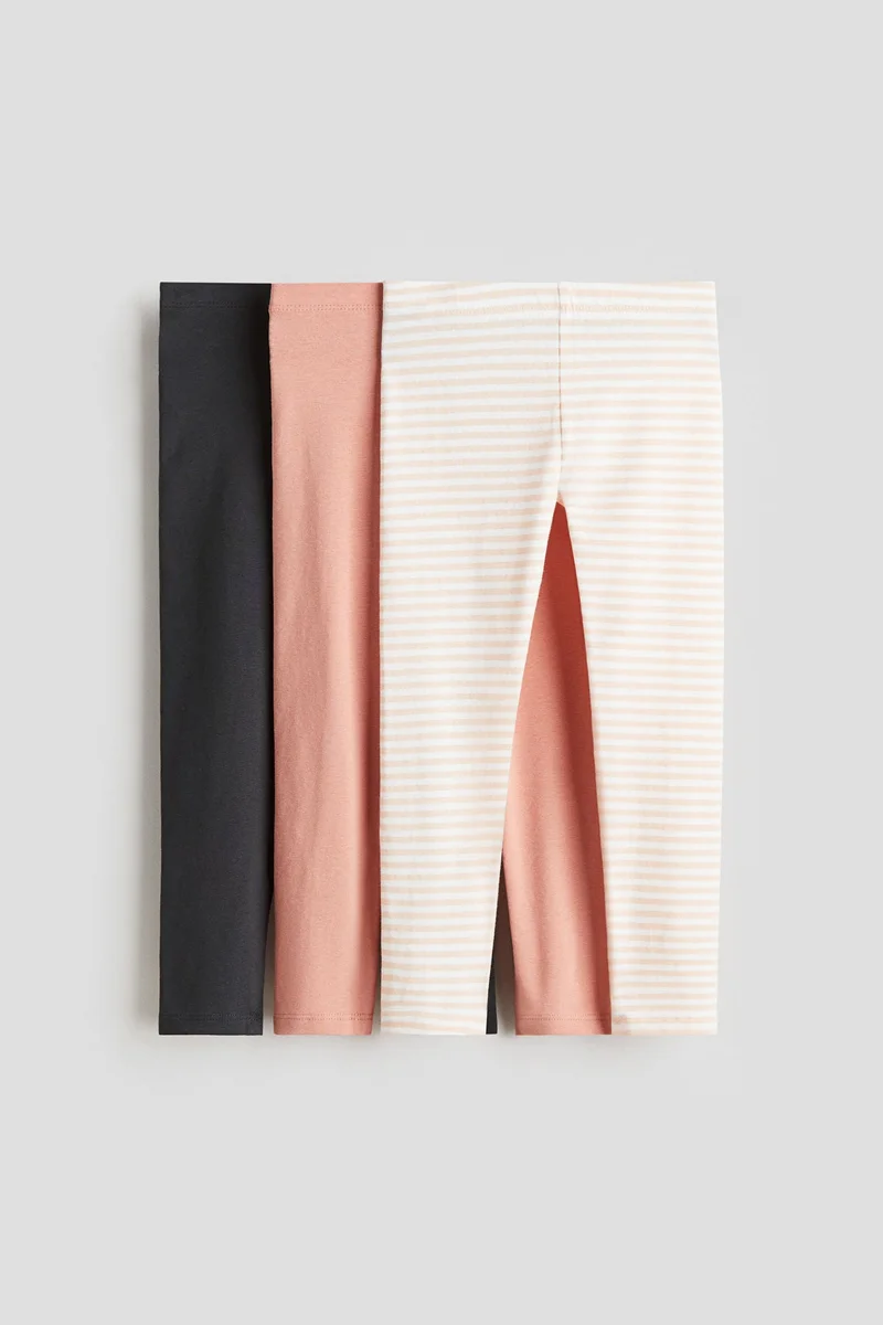 H&M 3-pack jersey leggings