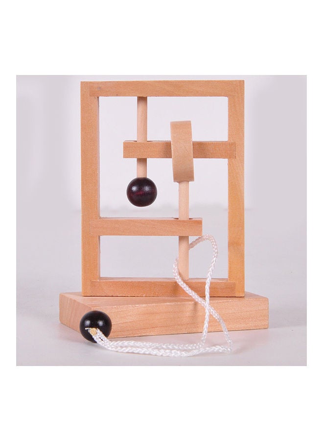 NIBEMINENT 3D Wooden Threading Rope Loop Puzzle  - Image 4