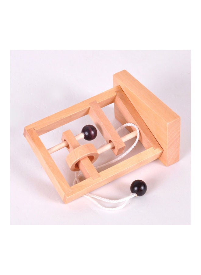 NIBEMINENT 3D Wooden Threading Rope Loop Puzzle  - Image 3
