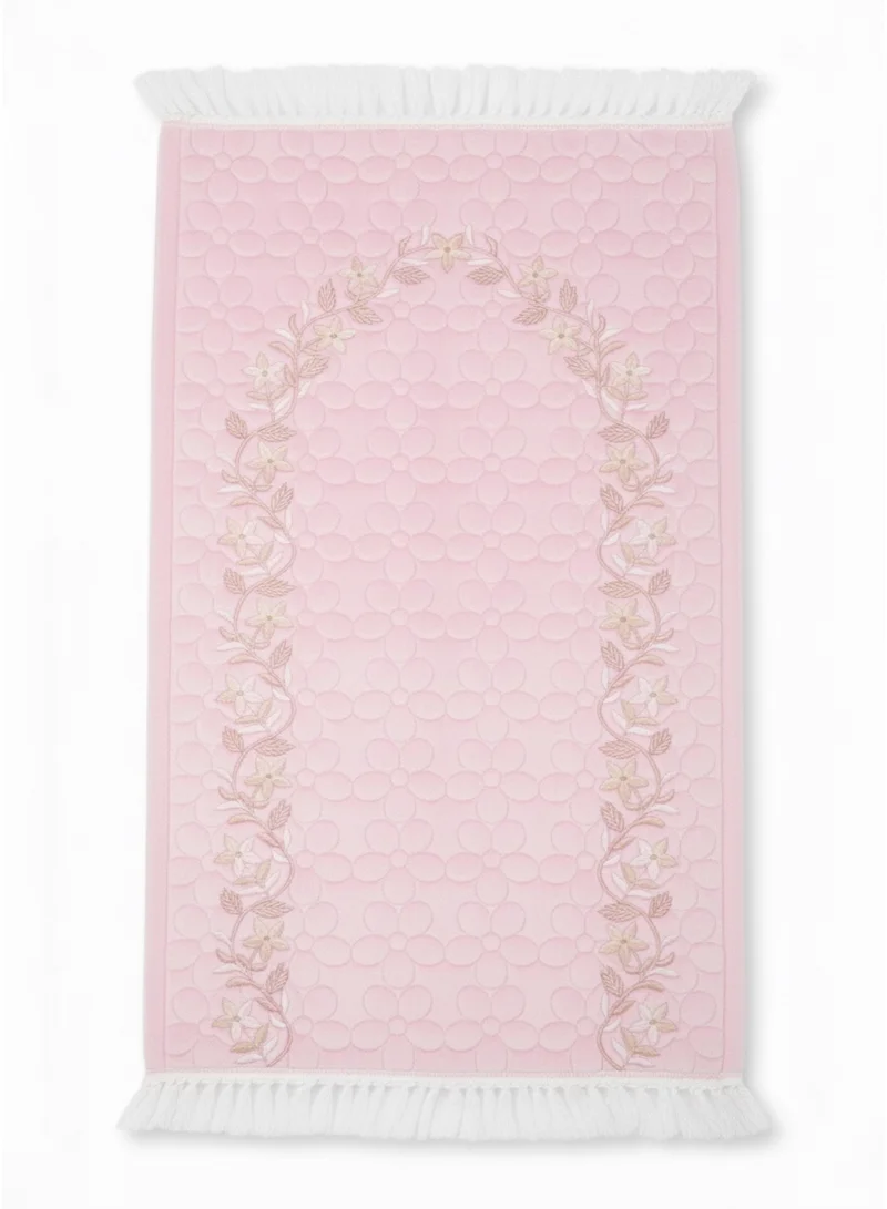 Hadiyath Al Madinah Embroidered Prayer Dress & Prayer Mat (2 Pcs) - HM