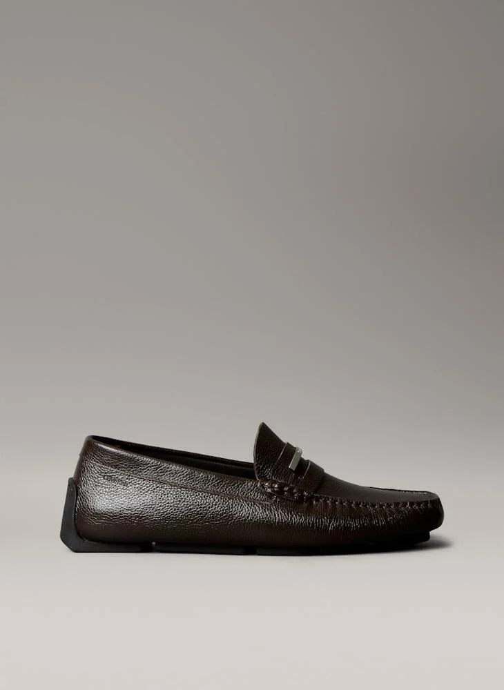 CALVIN KLEIN Leather Moccasins