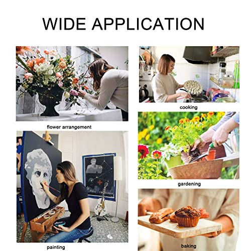 ZQFFB Pinafore Cross Back Apron for Women with Pockets Japanese Smock for Work Gardening Cooking Painting Baking - Image 4
