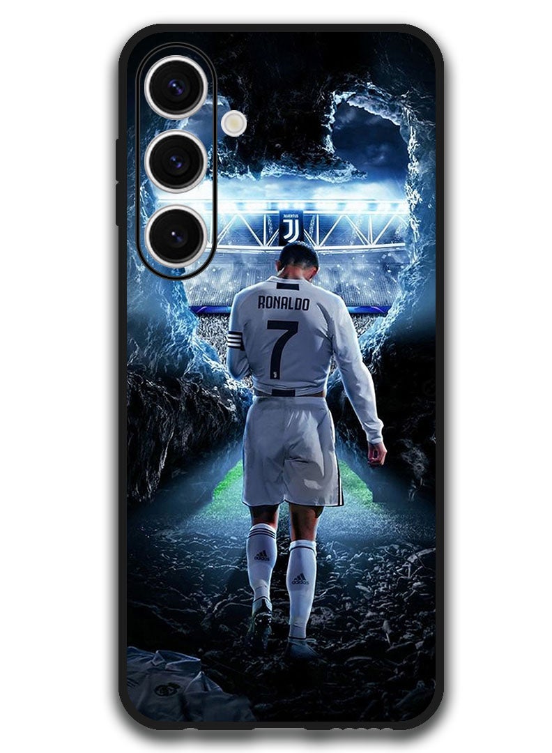 Theodor Protective Case Anti Scratch Shock Proof Bumper Cover For Samsung Galaxy S24 FE Ronaldo - Image 1