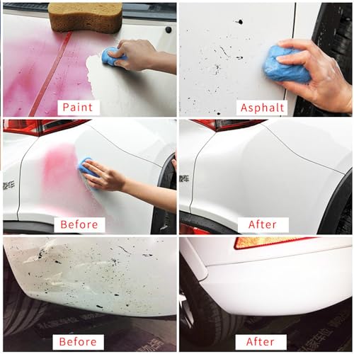 HSR Magic Car Truck Auto Vehicle Bar Clean Clay Practical 100g Cleaning Soap Detailing Cleaner (Pack of 3) - Image 3