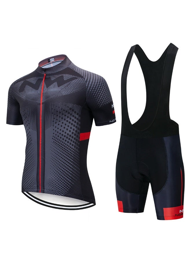 KUYING GR New Summer Outdoor Sunscreen Moisture Absorption Quick Drying Bicycle Women's Cycling Clothing Set  - Image 1