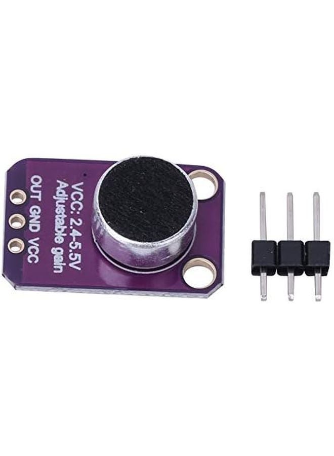 ماكس 4466 وحدة مكبر ميكروفون مستشعر صوتي مكبر أولي 2.4 فولت إلى 5.5 فولت مع رأس دبوس - Image 1