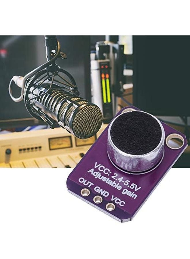 ماكس 4466 وحدة مكبر ميكروفون مستشعر صوتي مكبر أولي 2.4 فولت إلى 5.5 فولت مع رأس دبوس - Image 5