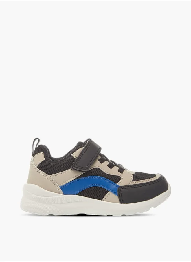 LBL by Shoexpress Boys Panelled Sneakers With Hook And Loop Closure