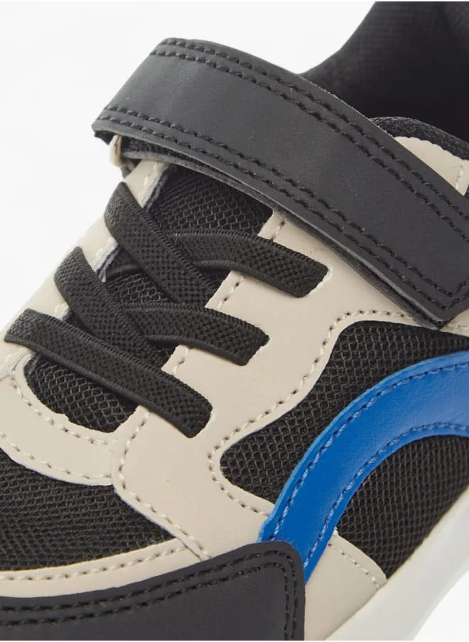 LBL by Shoexpress Boys Panelled Sneakers With Hook And Loop Closure