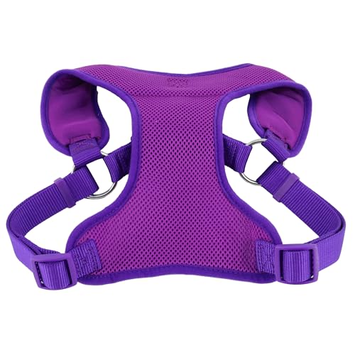 Coastal Pet Comfort Soft Wrap Adjustable Dog Harness - Comfortable Harness for Dog - Adjustable Fit - Easy Step-in Design - Breathable Fabric Mesh - Orchid, 3/8" x 11"-13" - Image 1