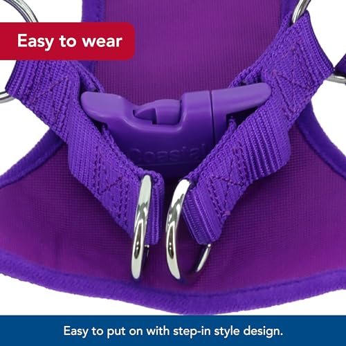 Coastal Pet Comfort Soft Wrap Adjustable Dog Harness - Comfortable Harness for Dog - Adjustable Fit - Easy Step-in Design - Breathable Fabric Mesh - Orchid, 3/8" x 11"-13" - Image 5