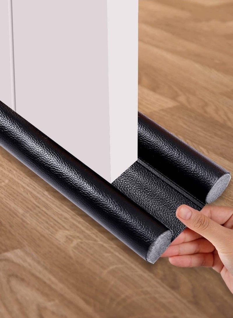 Bottom Sealing Strip Guard for Home Door Black - Image 1