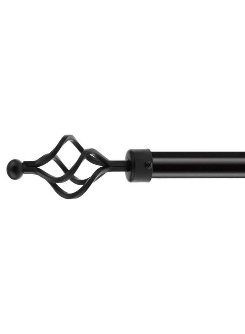 DubaiGallery Adjustable Curtain Rod Single Pole  - Image 2