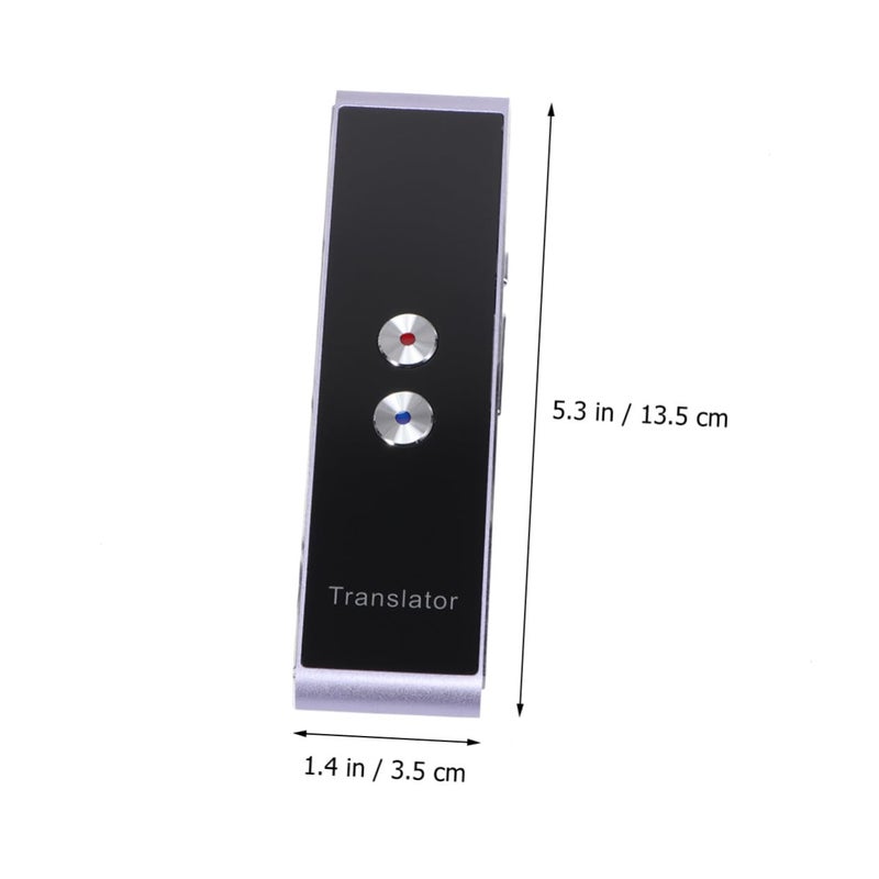 Portable Two Way Voice Translator Device with Photo and Text Translation Rechargeable Battery Compact Handheld for Travel Business Learning Brown - Image 3