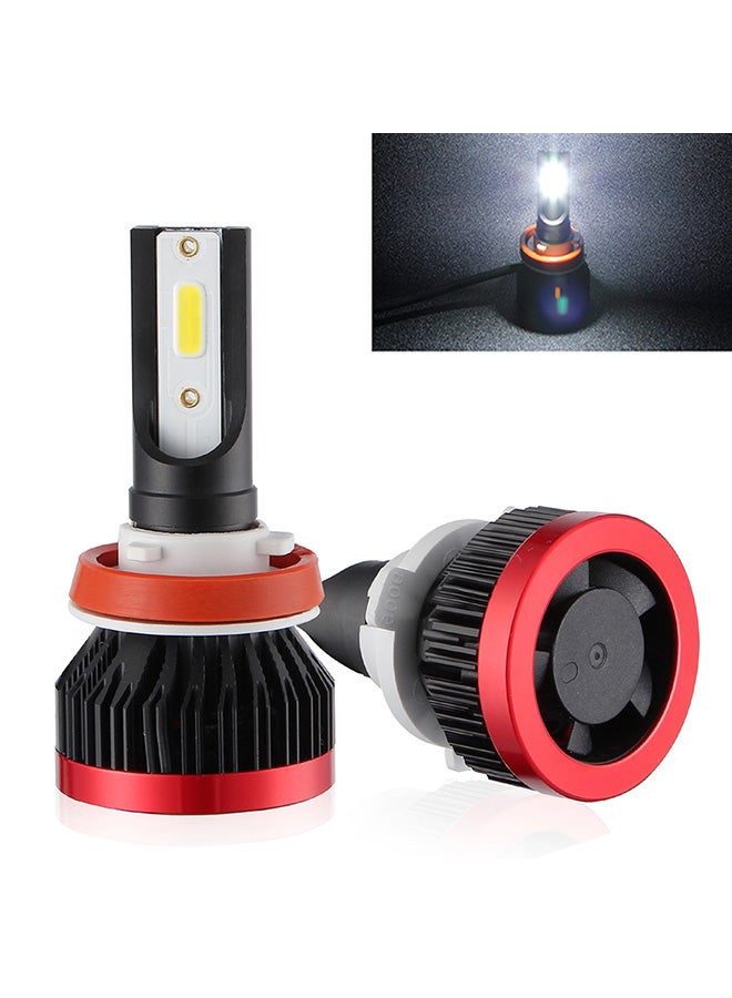 Loquat 2-Piece EV7 H8 H9 H11 DC 9-32V 36W 3000LM 6000K IP67 LED Car Headlight Lamps With Mini LED Driver And Cable - Image 2