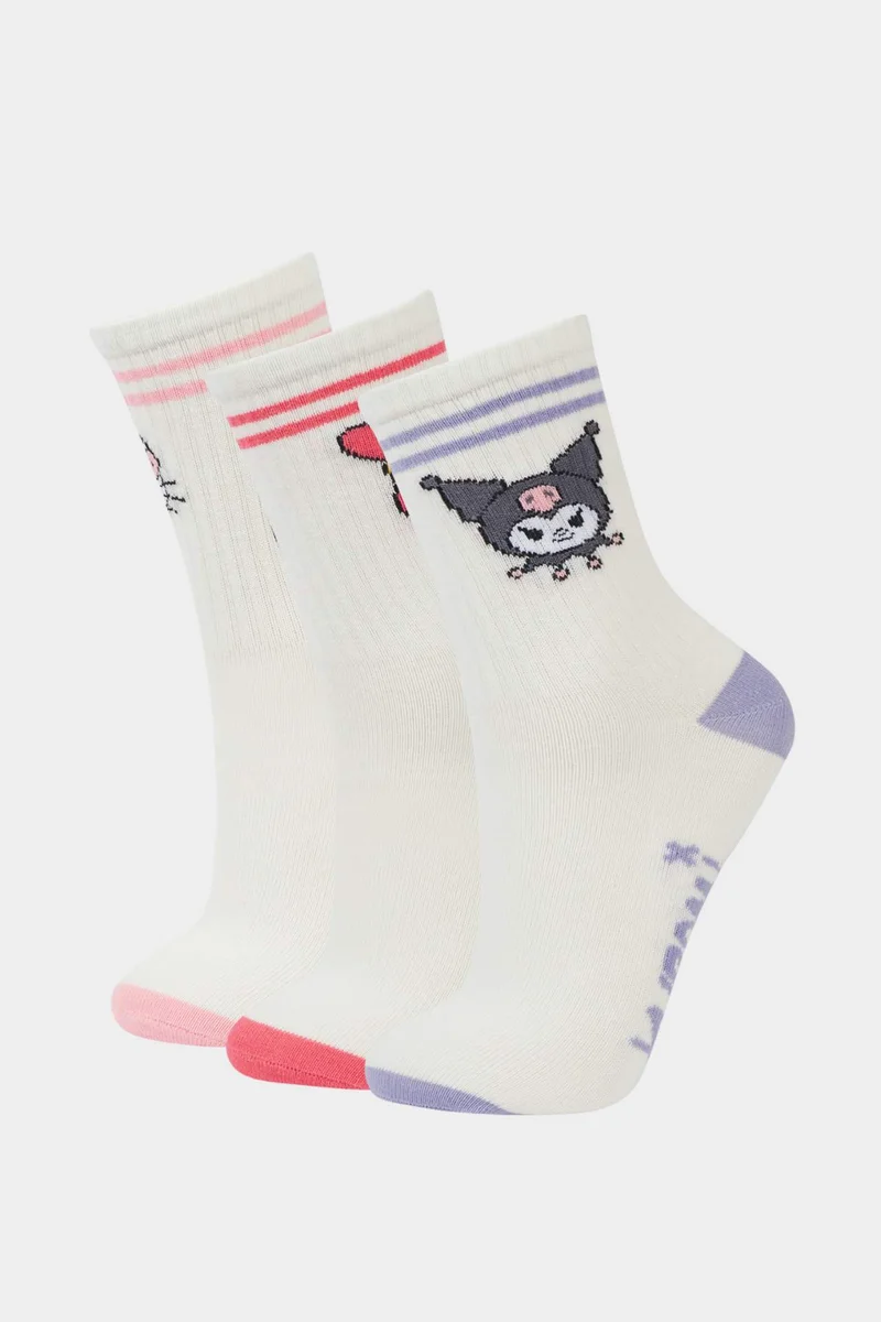 DeFacto Girl Hello Kitty Licensed 3 piece Long sock