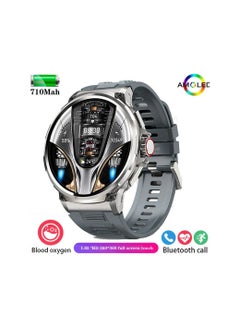 AROAQ V69 Smart Watch Men 710 mAh 1.85 Inch HD Screen Big Battery Waterproof Bluetooth Call Sports Smartwatch for Android iOS 