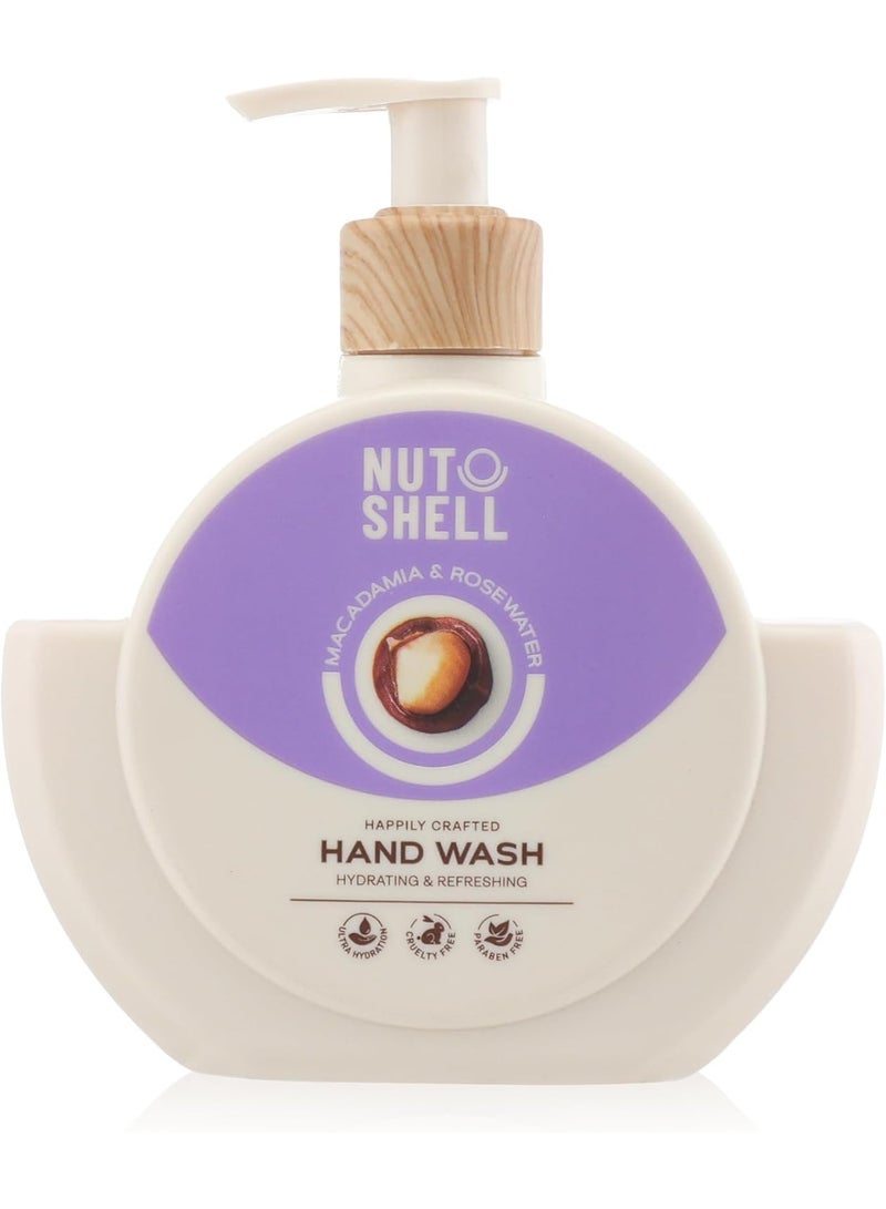 NUTSHELL Macadamia & Rose Water Hand Wash 375ML