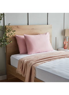 Home Box طقم أغطية وسائد قطنية أساسية من 2 قطعة 75 × 50 سم  - Image 5