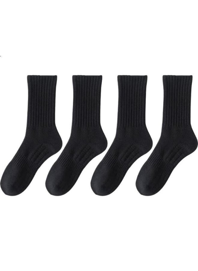 Liberal Ziyixi Fall New Product] Men'S Socks With Towel Bottom, Shock-Absorbing, Non-Slip, Xinjiang Cotton, High-Elasticity, Breathable, Sports Basketball Socks - Image 2