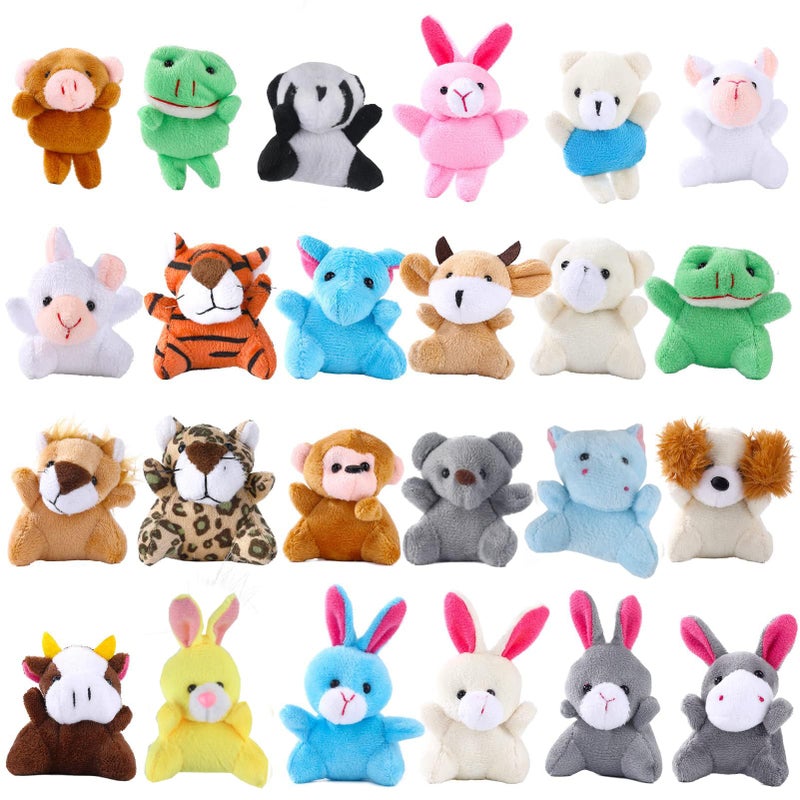 ThinkMax 24 pcs Easter Eggs Filled with Mini Plush Animals Toy for Basket Stuffers/Fillers, Hunt, Party Favor - Image 2