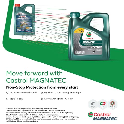 Castrol - 3417183 MAGNATEC STOP-START 0W-20 Full Synthetic Engine Oil for Petrol Cars (3L) - Image 4