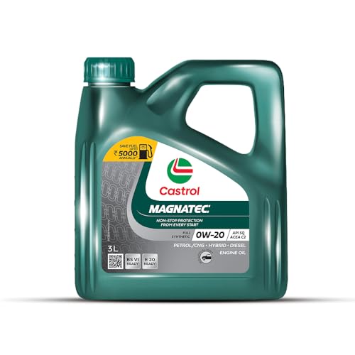 Castrol - 3417183 MAGNATEC STOP-START 0W-20 Full Synthetic Engine Oil for Petrol Cars (3L) - Image 1