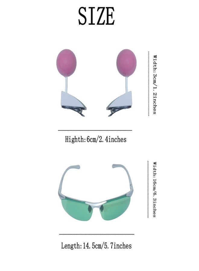 RAINDEWLL Saiki K Cosplay Hair Clips and Glasses Saiki Kusuo Cosplay Headwear Anime Props - Image 4
