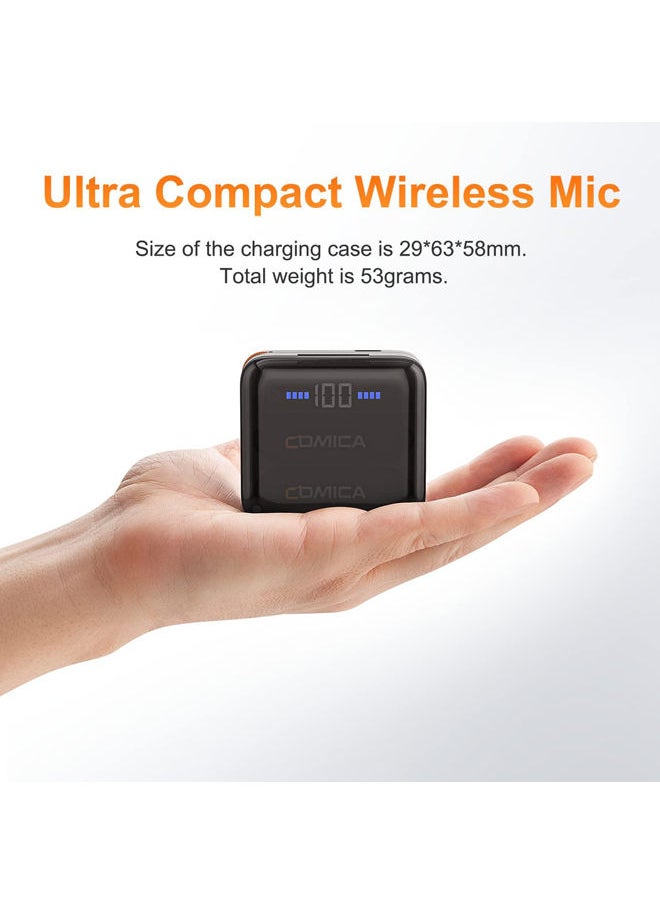 COMICA Plug & Play Tie Microphone with Charging Case for Interview Youtube TikTok Vlog Live Stream  - Image 2