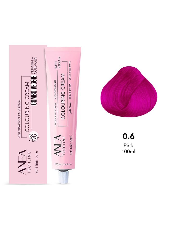 Anea Techline Colouring Cream 0.6 Pink 100ml