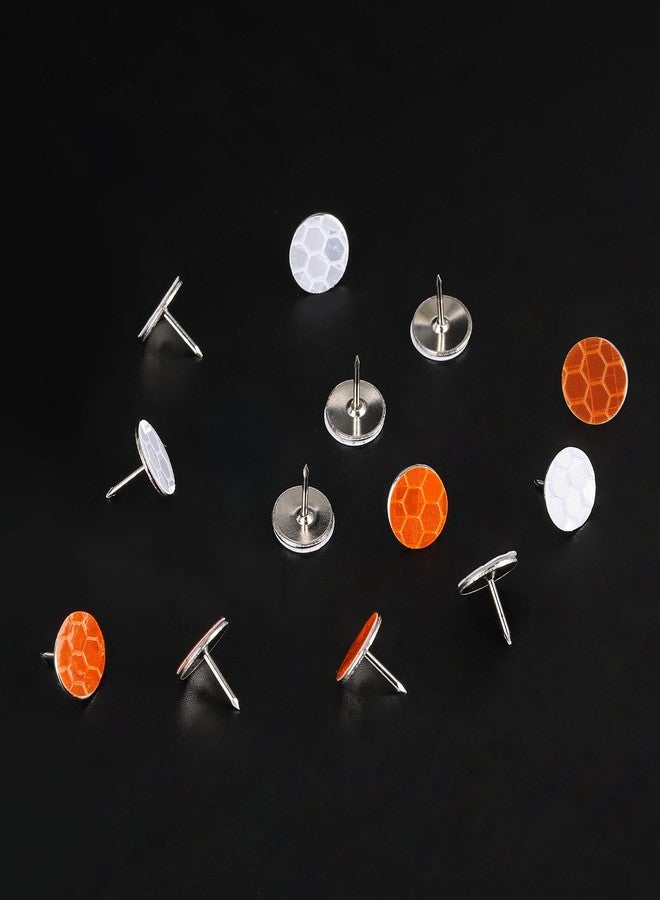 acDesign 200 Pack Reflective Trail Markers Marking Tacks Glow Reflective Mark Trail Markers Thumb Nails for Hunting Hiking Camping Tree Stand - Image 5