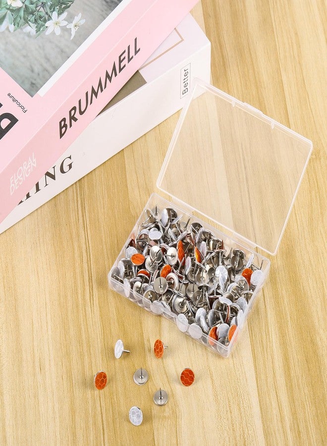 acDesign 200 Pack Reflective Trail Markers Marking Tacks Glow Reflective Mark Trail Markers Thumb Nails for Hunting Hiking Camping Tree Stand - Image 4