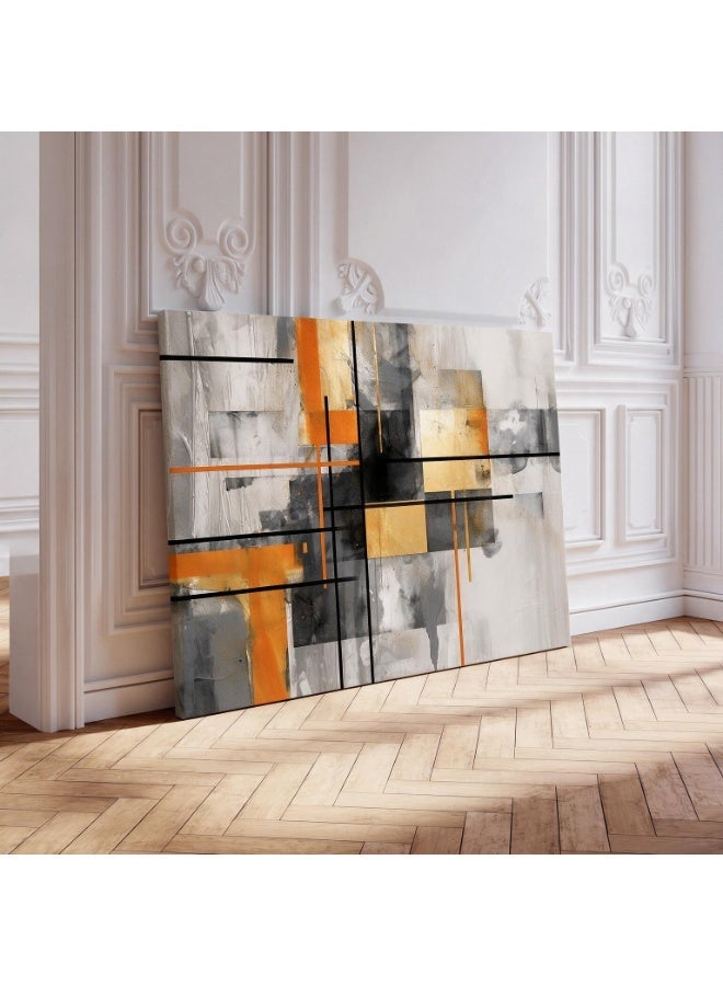 لوحاتي لوحة جدارية مودرن بتصميم مربعات مميز - Image 1