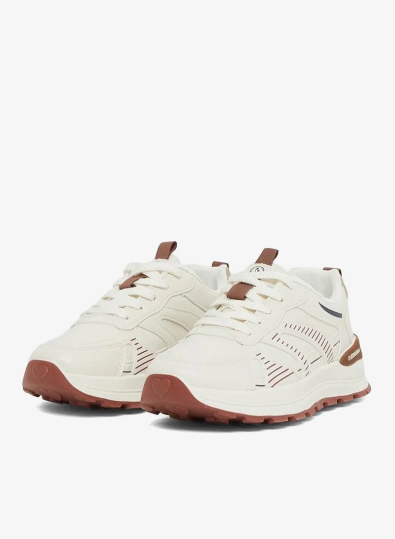 Styli Active Chunky Sole Lace Up Sneakers