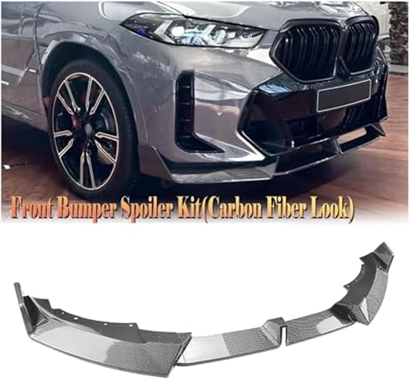 DEMULAX BMW X6 G06 Front Bumper Spoiler Lip - Image 2