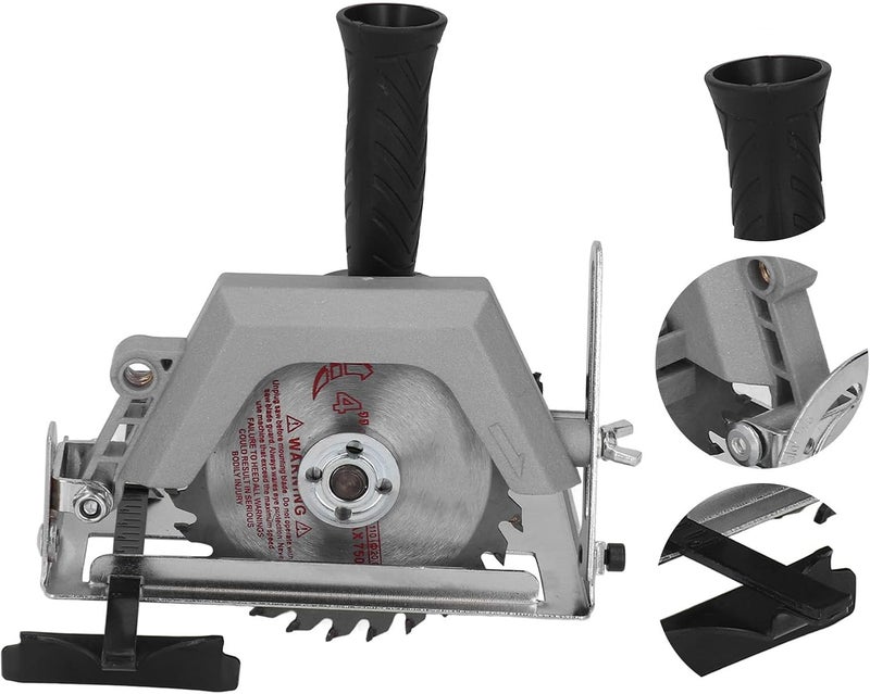 YWBL-WH Drill to Saw Adapter, Aluminum Alloy Electric Converter, Perfect for Wood and PVC Pipe Cutting with Adjustable Angle and Depth for DIY Enthusiasts - Image 3