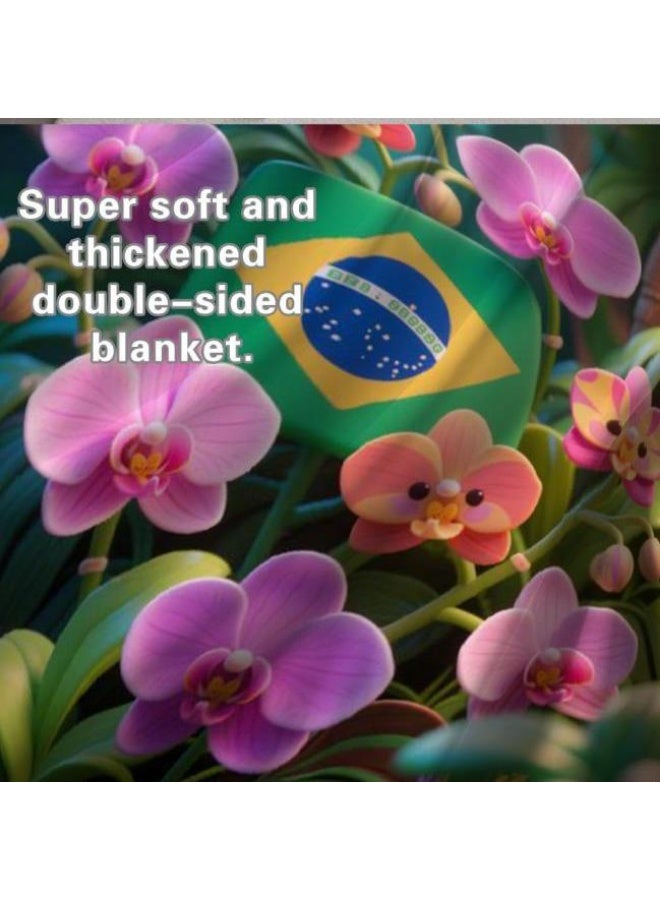 general Baby and children's cartoon flannel thin blanket (warm and comfortable, suitable for sleep, game use) 70cm*100cm - Image 1