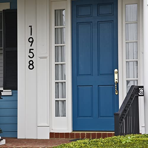HFKPJRT Floating Shadow House Number for Outside - Large 5 Inch Modern House Address Numbers with Nail Kit Black Acrylic Outdoor Address Sign for Home Garden Door Mailbox Decor, 911 Visibility Signage (9) - Image 2