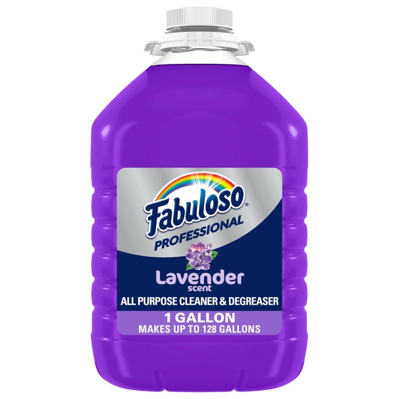 Fabuloso منظف فابولوسو الاحترافي لجميع الأغراض ومزيل الدهون - لافندر، 1 جالون (عبوة من 1) - Image 1