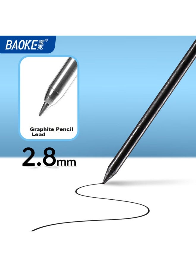 Baoke (Baoke) Qx119 Engineering Woodworking Automatic Pencil Special Lead 2.8Mm Red 6Pcs/Piece 6 Pieces/Box - Image 3
