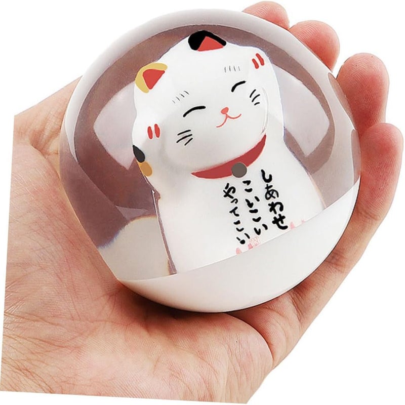 Abaodam Car Shift Knob for Manual Car, Lucky Cat Gear Lever Stick Handle Head, Universal Style Decorative Vehicle Gear Shift Knob Accessory for Interior - Image 4