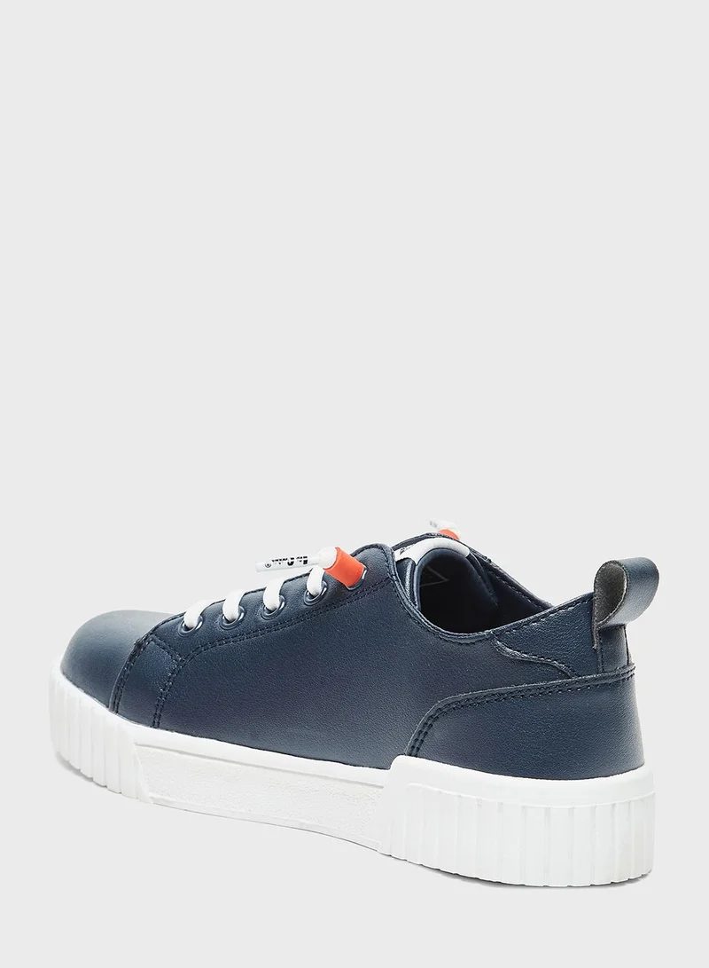 Lee Cooper Kids Lace Up Low Top Sneakers