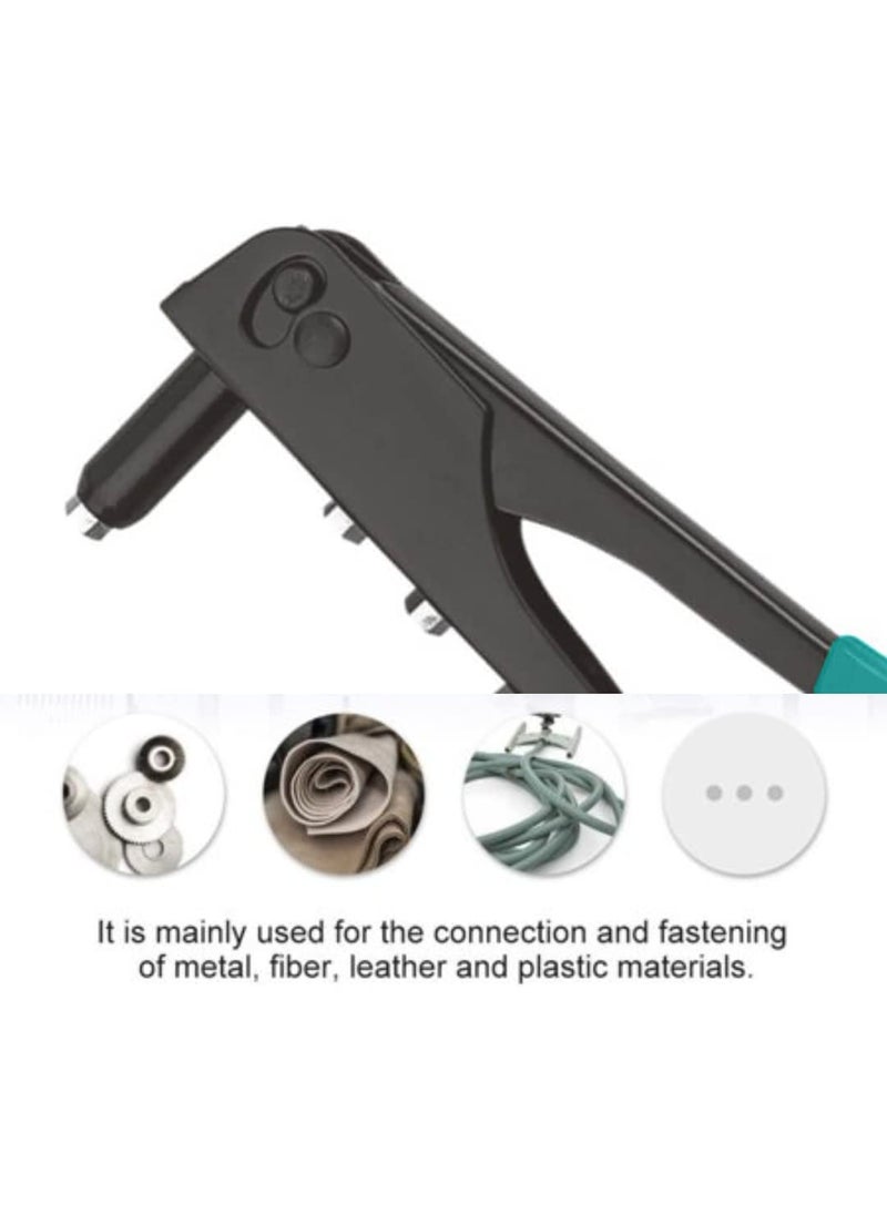 sulfar Sulfar Power Action Power Tool HR250 Aluminum Hand Riveter 10 Inch 250mm Body Plastic Power Coated PVC Soft Grip Green  - Image 3